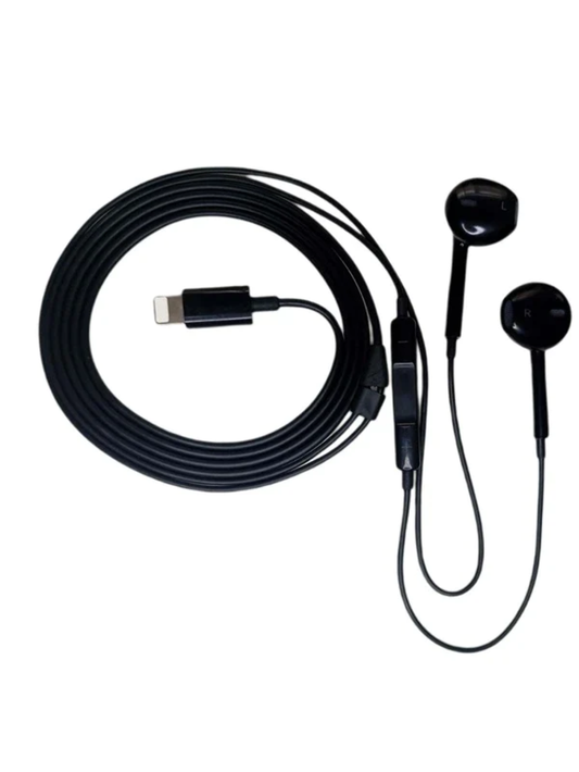 Black Earphones Headphones Earbuds For Apple iPhone X 7 8 11 12 13 14 [AU STOCK]