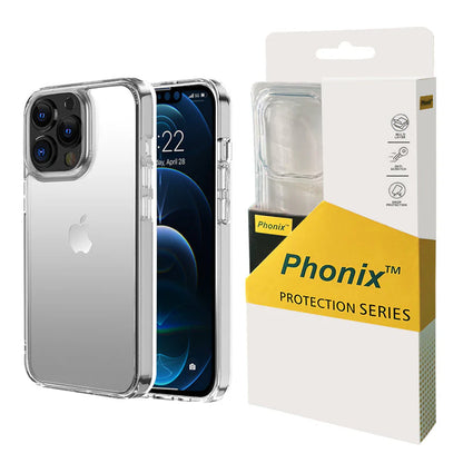 Phonix Shockproof Durable Case For iPhone 15 Pro Max Clear Rock Shockproof Case