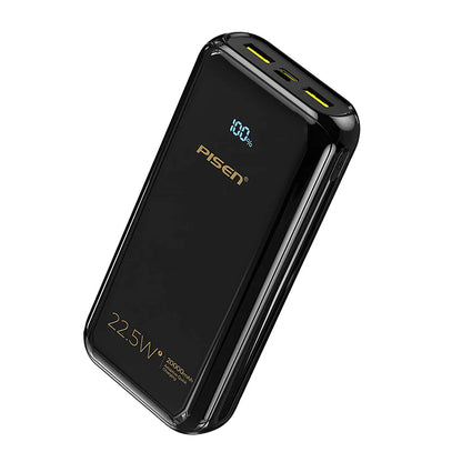 PISEN PD QC 3.0 Fast Charging Power Bank 22.5W 20k (20000mAh) with LED Display