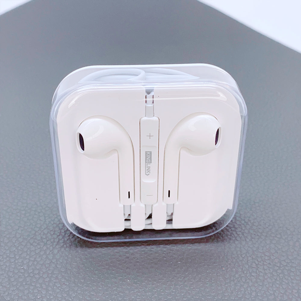 For Apple iPhone Series & Andriod Phones Kinglink 3.5mm Wired Earphone