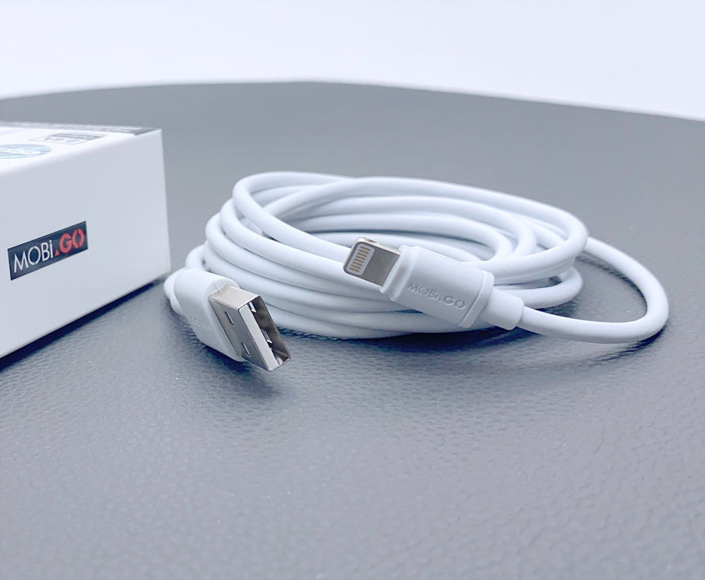 Fast Charging cable Mobigo 2m 2.4A Fast Lightning Cable