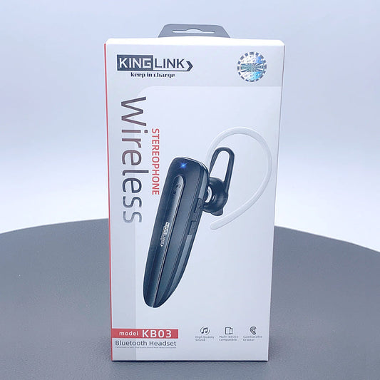 Kinglink Bluetooth Wireless Headset Earphone KB03 For Convinent Call Functions.