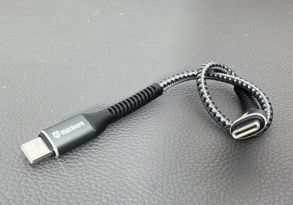 Braided Maxguard 25CM PD 65W Type-C To Type-C Cable charging cable