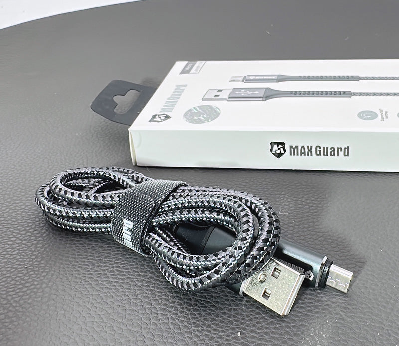 Braided Maxguard 1M PD USB-A To Miro USB Cable charging cable