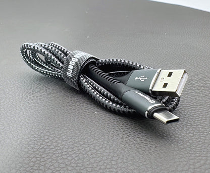 Charging cable Maxguard 1M USB-A to Type-C Brided Cable
