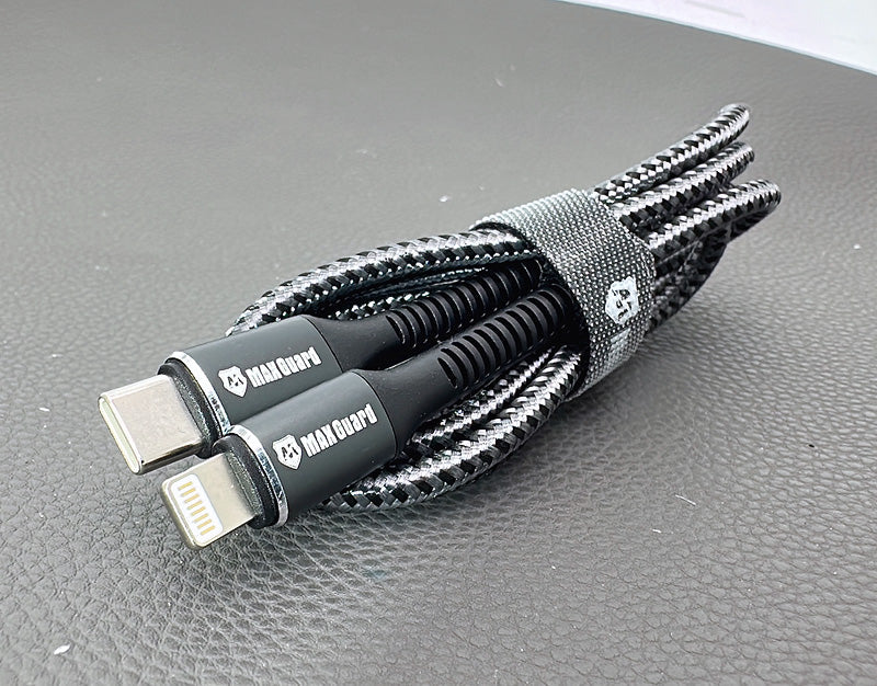 Charging cable Maxguard 1M 20W Type-C To Lightening Braided Cable