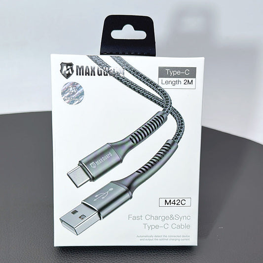 Charging cable Maxguard 1M 65w USB-A To Type-C Braided Cable