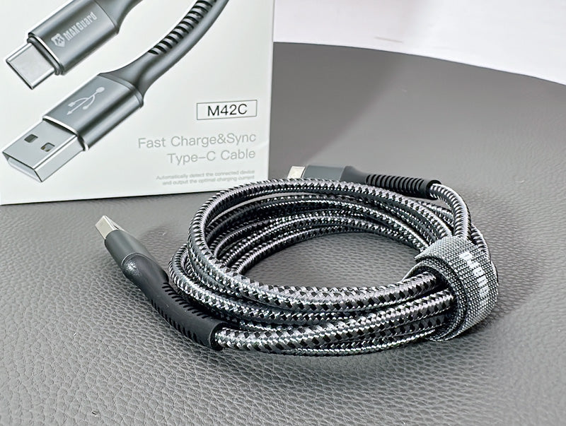 Charging cable Maxguard 1M 65w USB-A To Type-C Braided Cable
