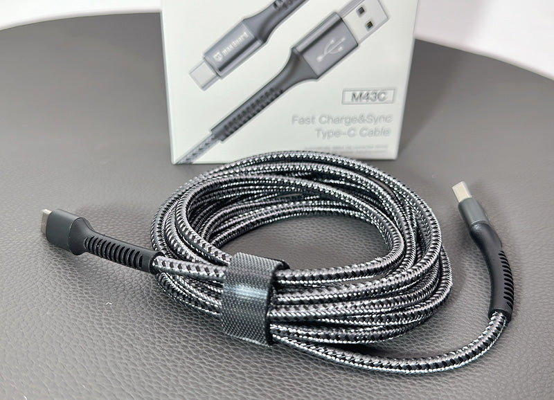 Charging cable Maxguard 3M 65w USB-A To Type-C Braided Cable