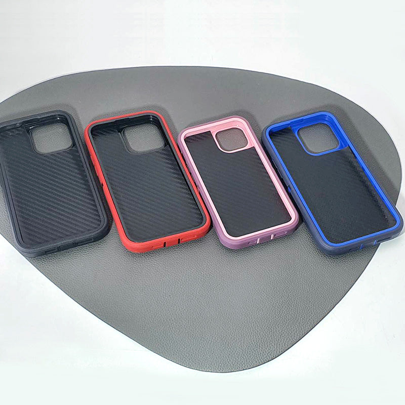 For iPhone 12, 13, 14, 15 Pro Max Adventure Heavy Duty Kickstand Durable Cases