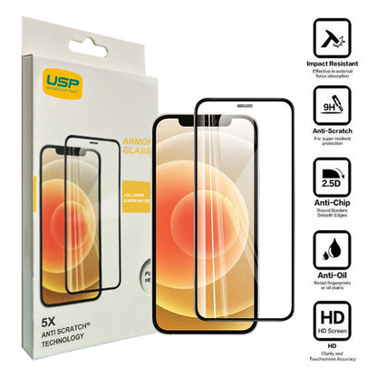 USP Armor Glass Screen Protector For iPhone 14 Pro Max Full Cover (1 Piece/Box)