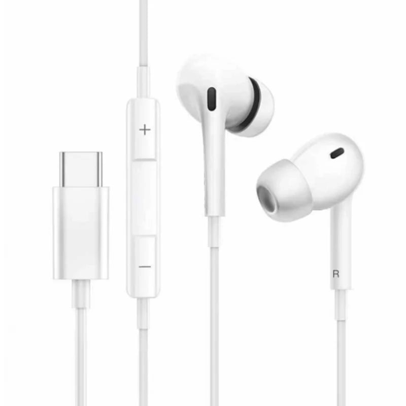 Type-C Earphone For Compactible Smartphone with volume control