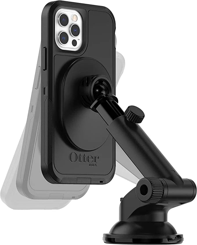 OtterBox Car Dashboard and Windshield Rigid Mount for MagSafe Compatbile with iPhone, Black
