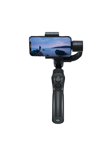 WiWU Three-Axis Motorized Mobile Phone Gimbal Stabilizer - Black