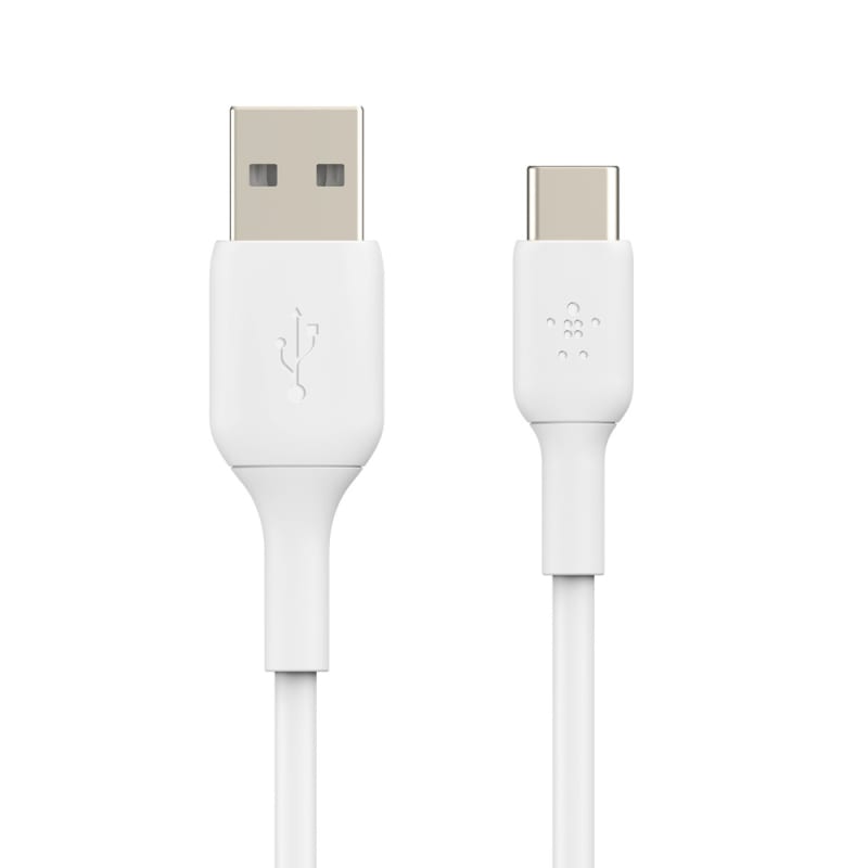 Belkin BoostCharge USB-A to USB-C 1M Cable Universally compatible - White