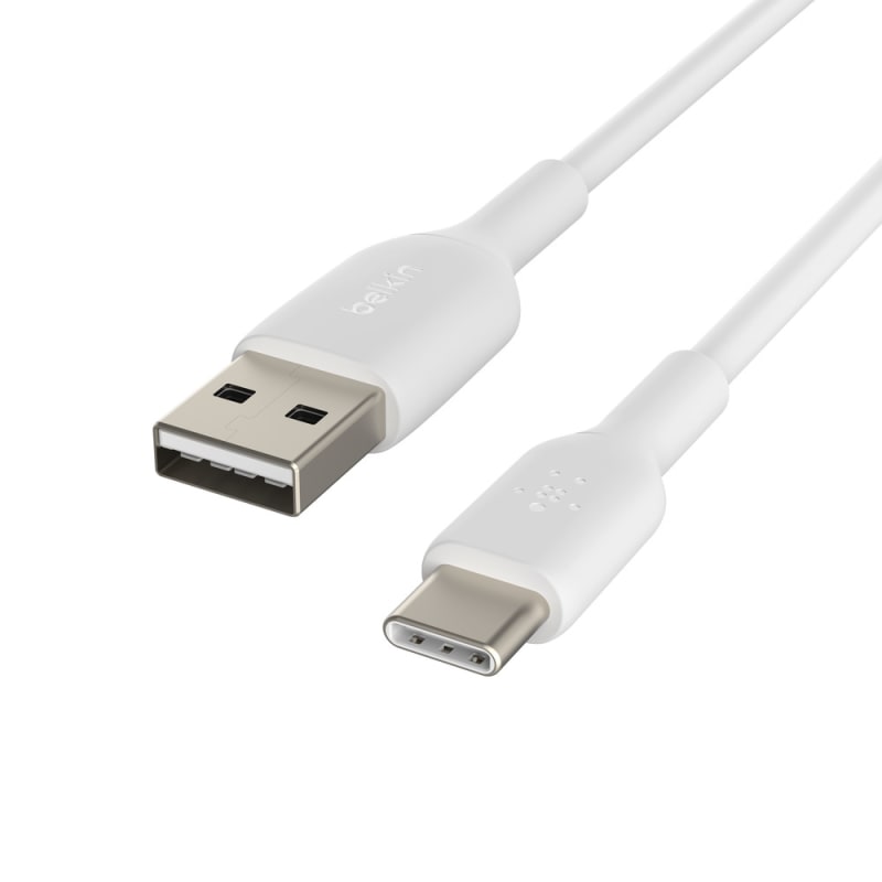 Belkin BoostCharge USB-A to USB-C 1M Cable Universally compatible - White