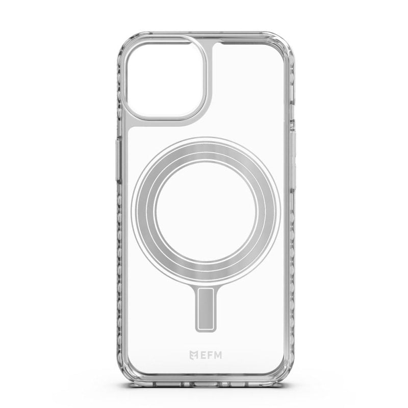 EFM Zurich Flux Case Armour Compatible with MagSafe For iPhone 13 mini- Frost Clear