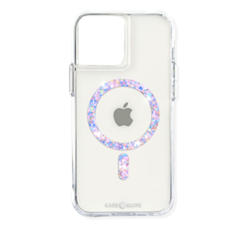 Case-Mate Twinkle Clear Case - Magnetic For iPhone 14 Pro (6.1") - Clear/Diamond