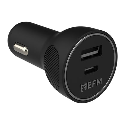 EFM 48W Dual Port Car Charger With Power Delivery and PPS