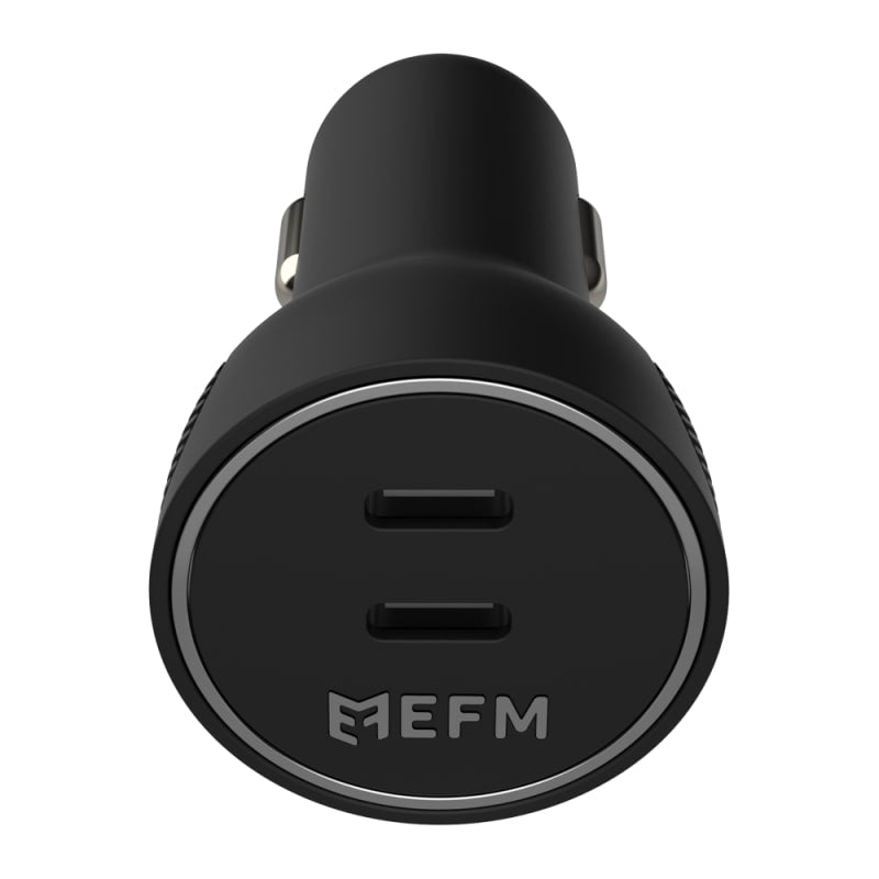 EFM 60W Dual Port Car Charger With Power Delivery and PPS