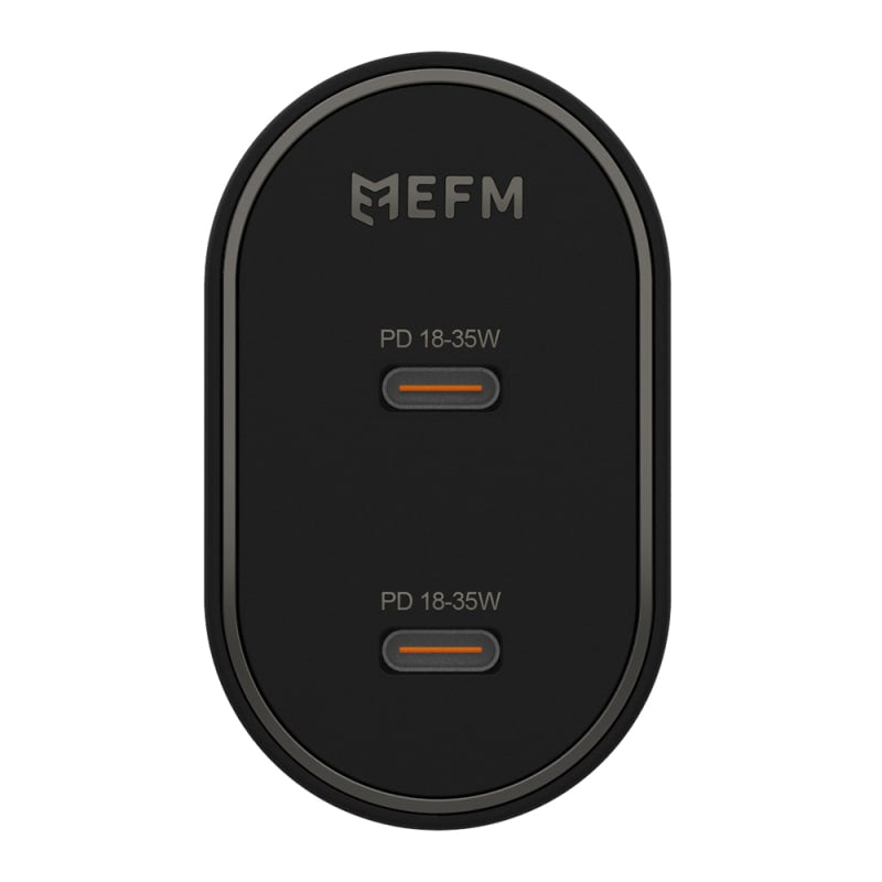 EFM 35W Dual Port Wall Charge With Power Delivery and PPS