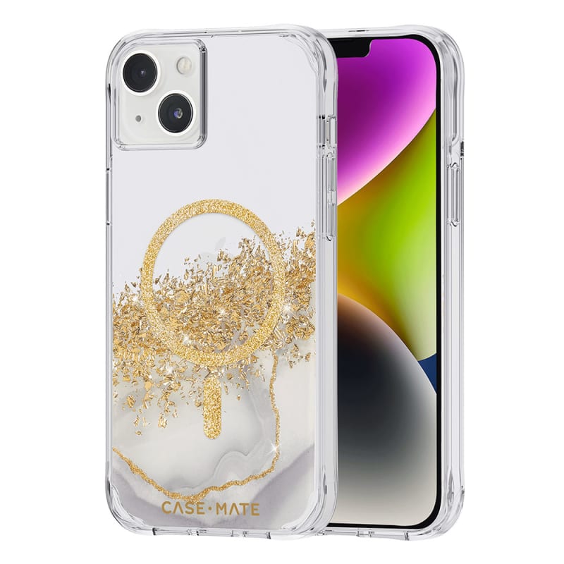 Case-Mate Karat Magnetic Case For iPhone 15 - Marble