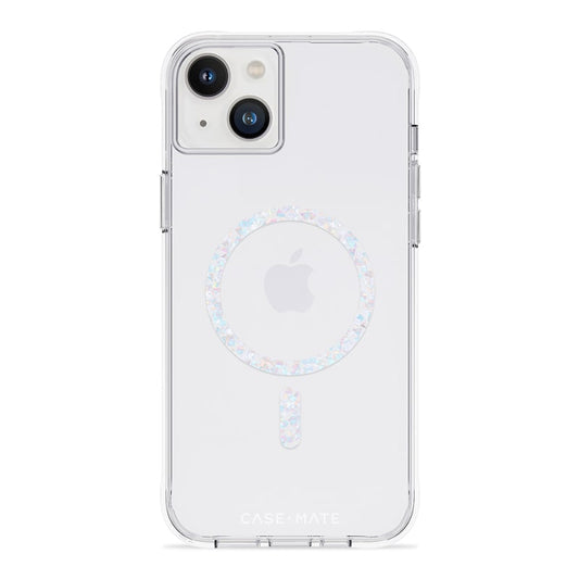 Case-Mate Twinkle Clear Case - Magnetic For iPhone 14 Plus (6.7") - Clear/Diamond