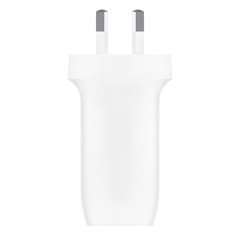 Belkin BoostCharge PRO Dual USB-C Wall Charger with PPS 60W - White