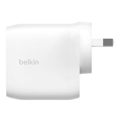 Belkin BoostCharge PRO Dual USB-C Wall Charger with PPS 60W - White