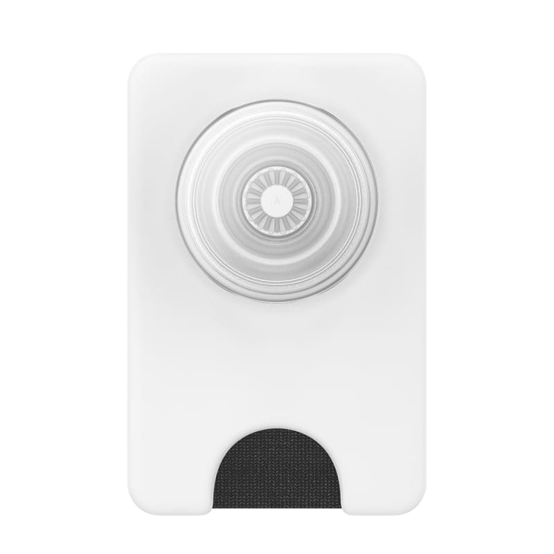 PopSockets Magnetic PopWallet+ (Gen2) White Clear