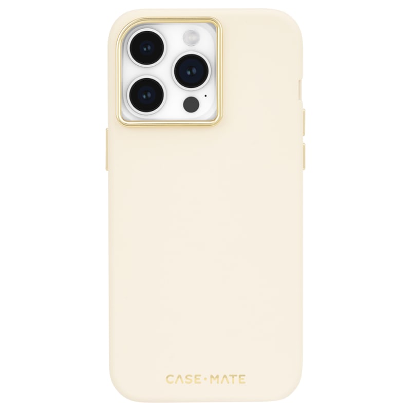 Case-Mate Silicone Magnetic Case For iPhone 15 Pro Max - Beige