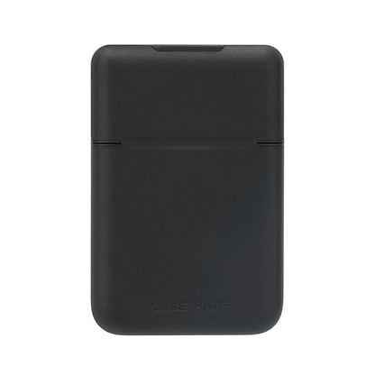 Case-Mate Magnetic Leather Flip Wallet Case For Magnetic - Black