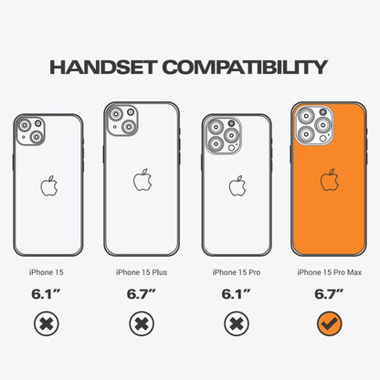 EFM Impact Glass Screen Armour For iPhone 15 Pro Max