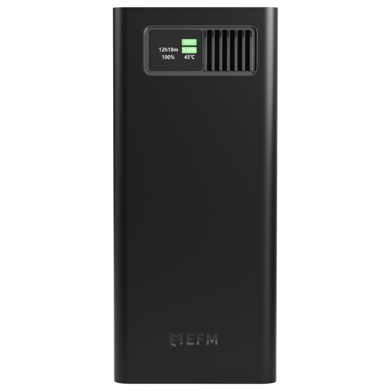 EFM 27,000mAh Laptop Power Bank With Intelligent Digital Display and Power Delivery 3.1