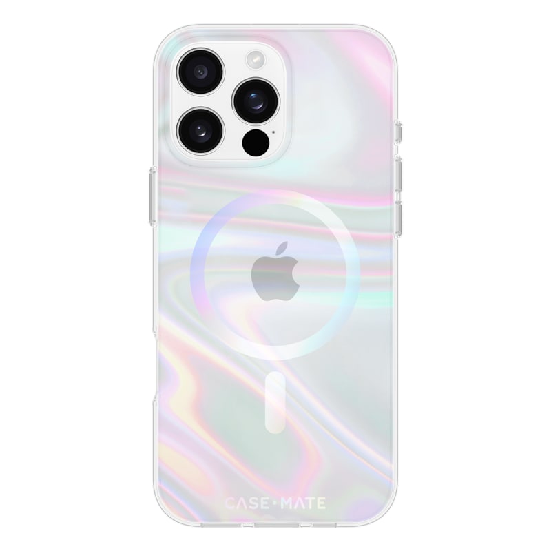 Case-Mate Soap Bubble MagSafe Case For iPhone 16 Pro - Iridescent