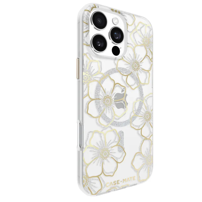 Case-Mate Floral Gems Glittery MagSafe Case