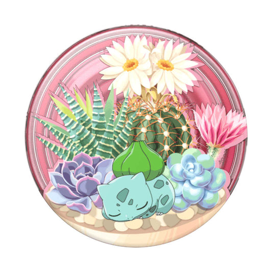 PopSockets Universal Licensed PopGrip Bulbasaur Terrarium