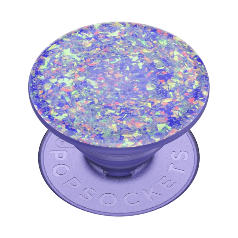 PopSockets Universal PopGrip Iridescent Confetti Ice Purple