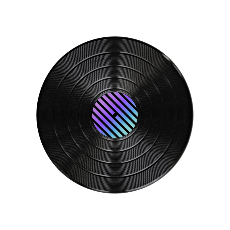 PopSockets Universal PopGrip Backspin Retro Vinyl