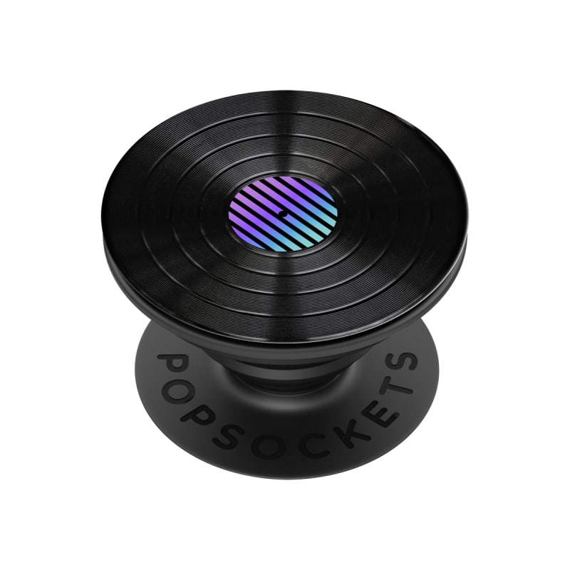 PopSockets Universal PopGrip Backspin Retro Vinyl