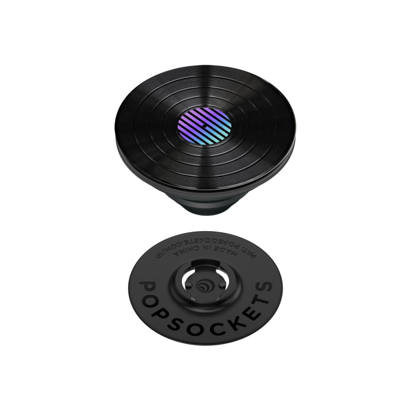 PopSockets Universal PopGrip Backspin Retro Vinyl