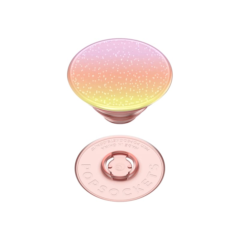 PopSockets Universal PopGrip Glitter Aura Sunrise