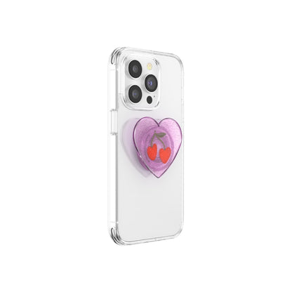 PopSockets Universal PopGrip Glitter Sugar Plum Cherry