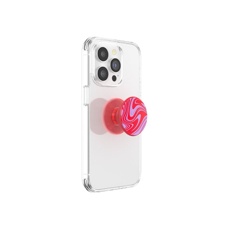 PopSockets Universal PopGrip Ink Swirl Kiss Me Pink