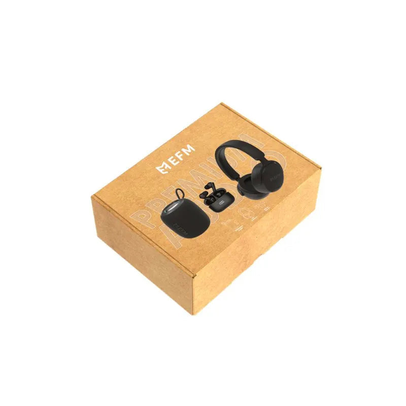 EFM Audio Essential Bundle With Bluetooth Speaker, Headphones and TWS Earbuds