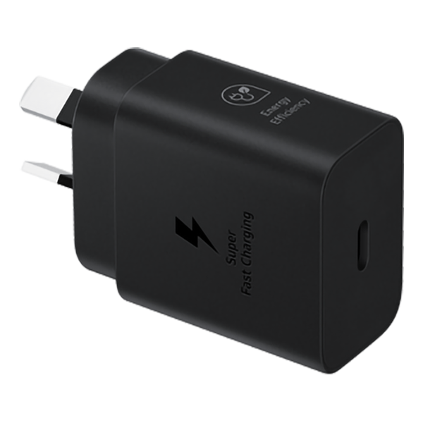 Genuine Samsung 25W USB Type C Super Fast Charger Wall Power Adapter - Black