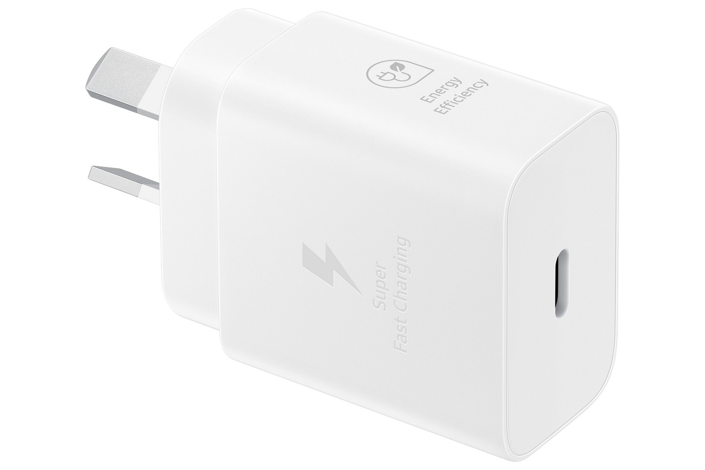 Genuine Samsung 25W USB Type C Super Fast Charger Wall Power Adapter - White