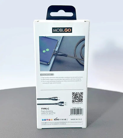 Fast Charging Mobigo 1m 65W PD USB-A To Type-C Cable