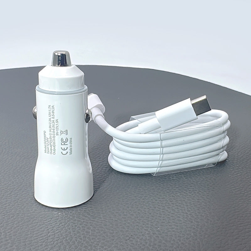 Ciggratte port Mobigo PD 38W Car Fast Charger With Type-C To Type-C Cable