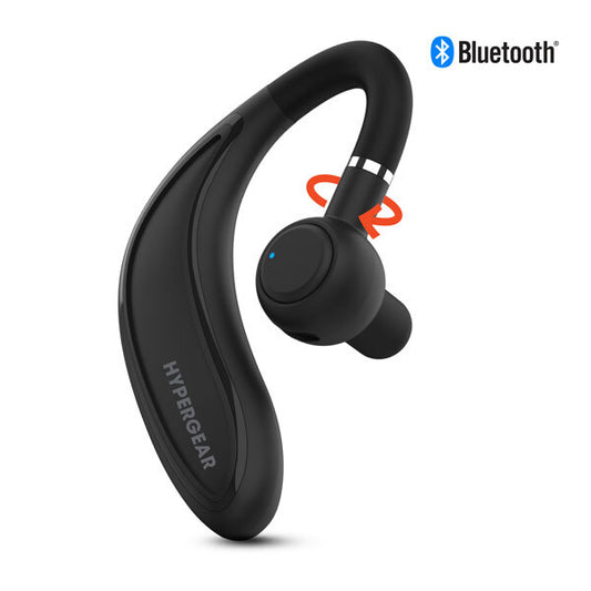 HyperGear Wireless Bluetooth Rotatable Buds Headset Comfortable LightWeight Inear - Black